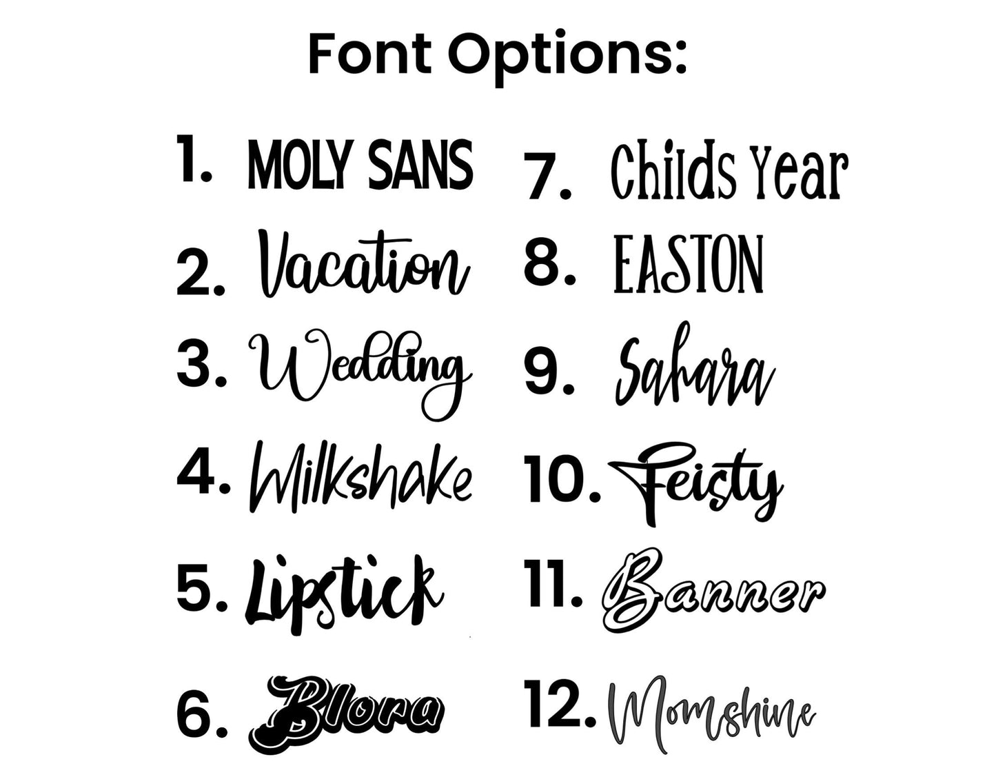 CUSTOM Name/Monogram SunVisor Warning Blackout Decals - (set of 2)