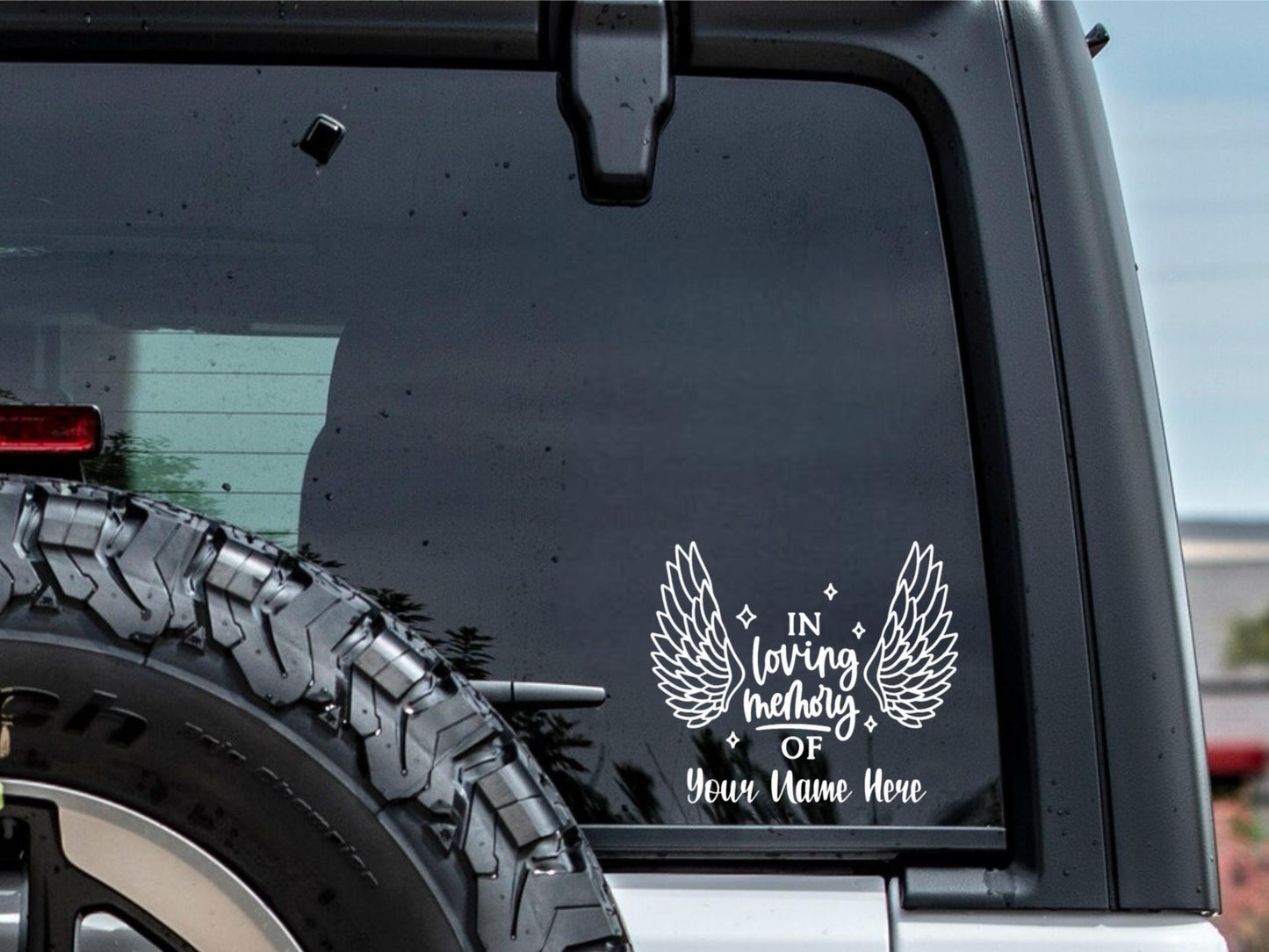 In Loving Memory Decal - Custom