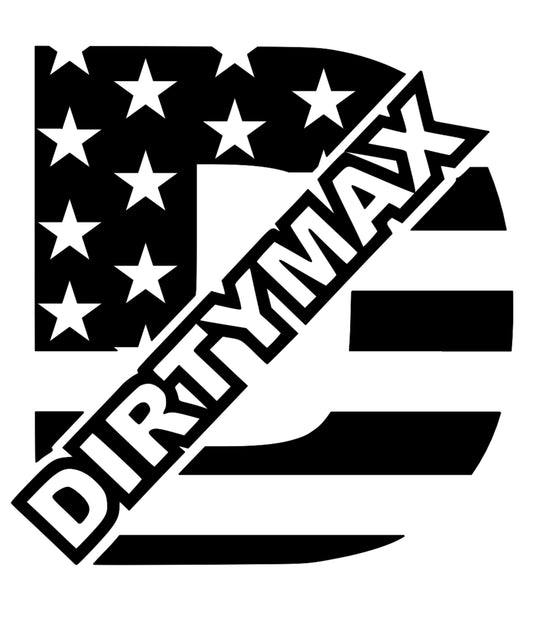 Duramax "DIRTYMAX" Decal 10" - Custom Color Choices