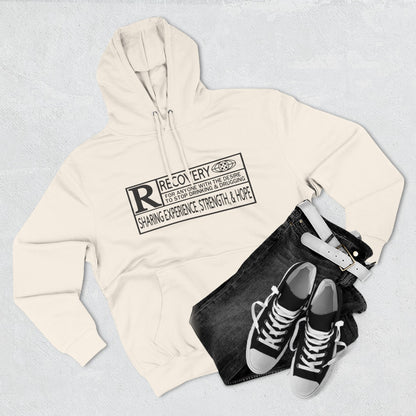 Recovery Hoodie – "Sharing Experience, Strength & Hope" Fleece Pullover