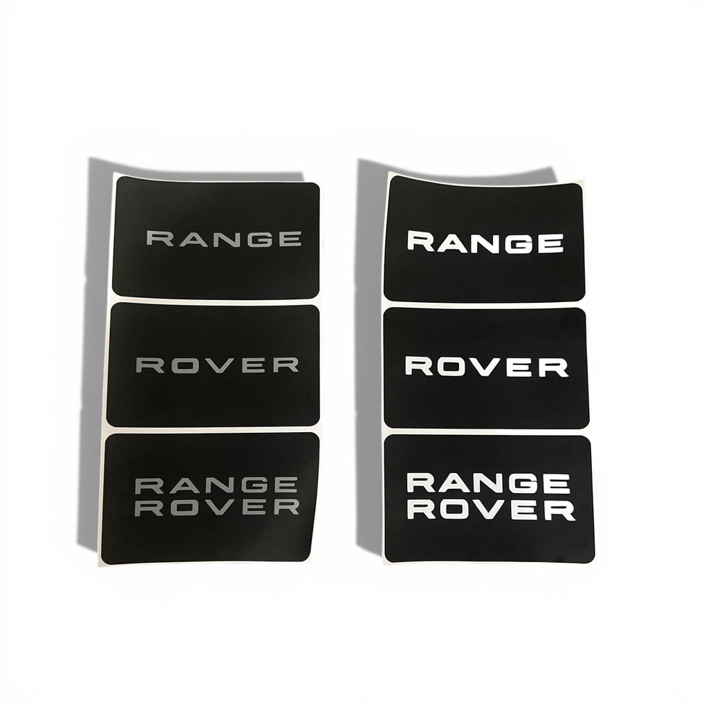 Range Rover SunVisor Warning Label Blackouts | set of 3
