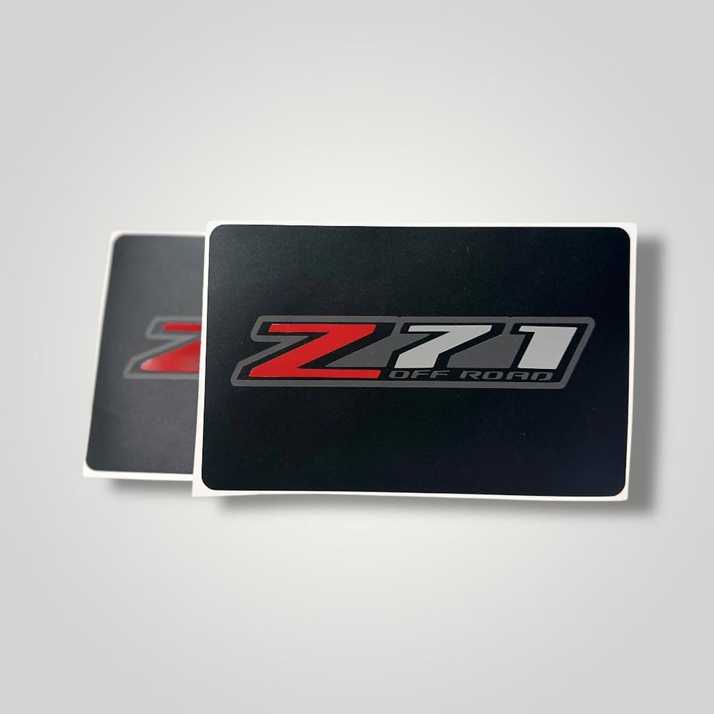 SunVisor Warning Label Blackouts : Chevrolet Z71