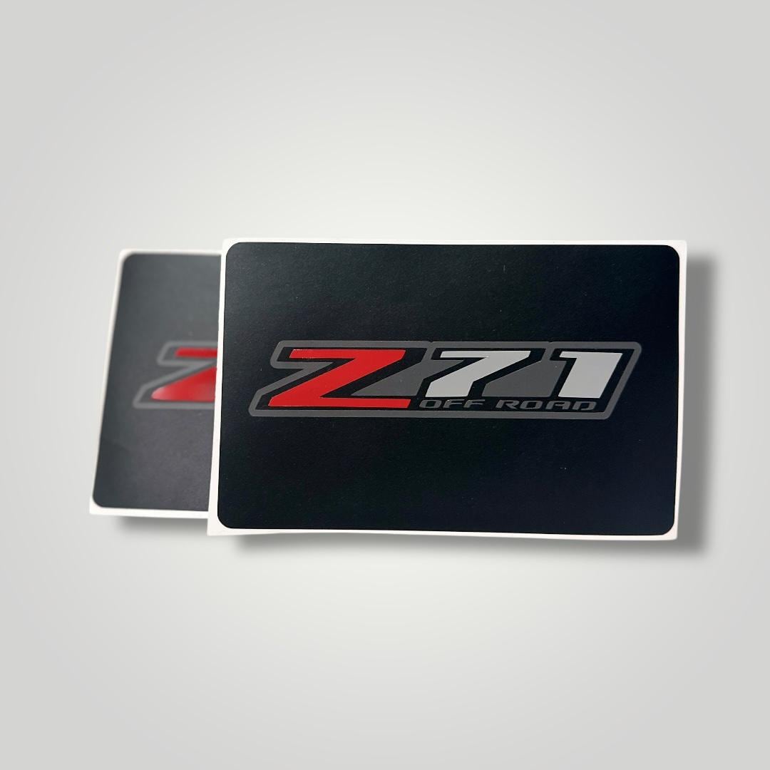 SunVisor Warning Label Blackouts : Chevrolet Z71