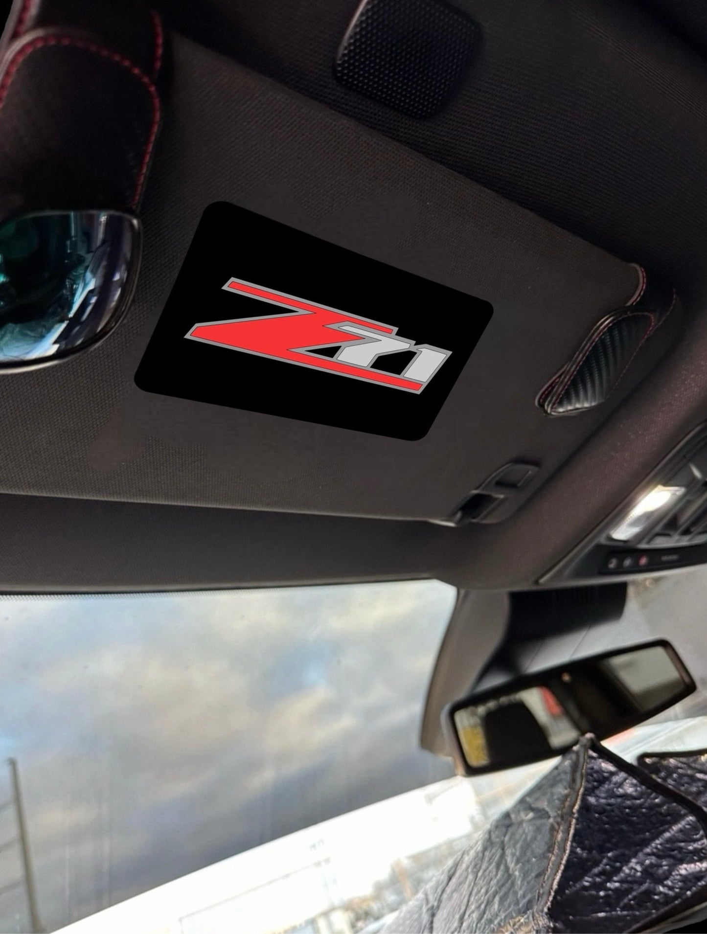 SunVisor Warning Label Blackouts : Chevrolet Z71