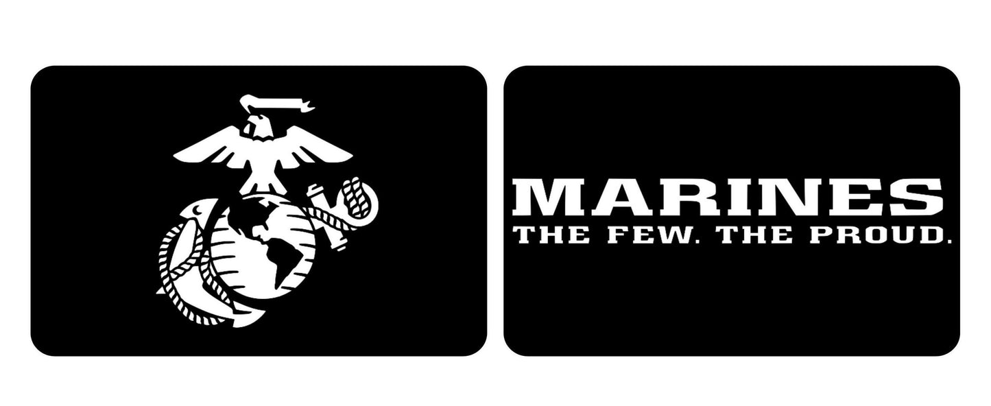 Marines SunVisor Blackouts - Set of 2