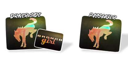 Bronco SunVisor Warning Label Blackouts | set of 3