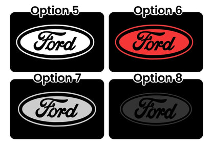 SunVisor Warning Label Blackouts - Mustang GT 5.0 GT350 GT500 *set of 2*