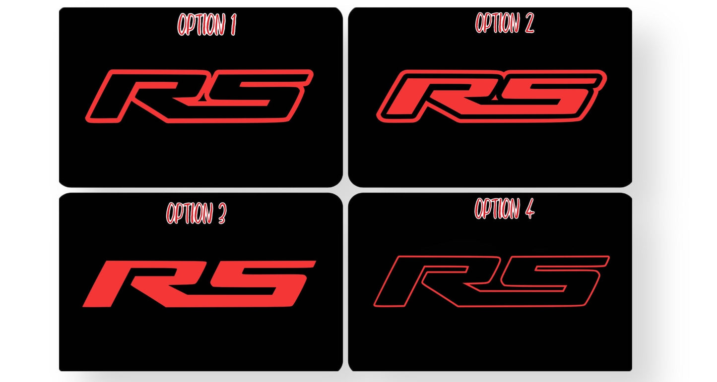 SunVisor Warning Label Blackouts | RS/RST - Chevy Equinox/Blazer/Traverse/Trailblazer