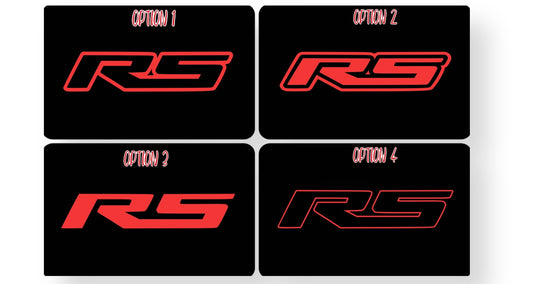 SunVisor Warning Label Blackouts | RS/RST - Chevy Equinox/Blazer/Traverse/Trailblazer