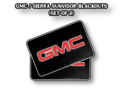 SunVisor Warning Blackouts - GMC/SIERRA