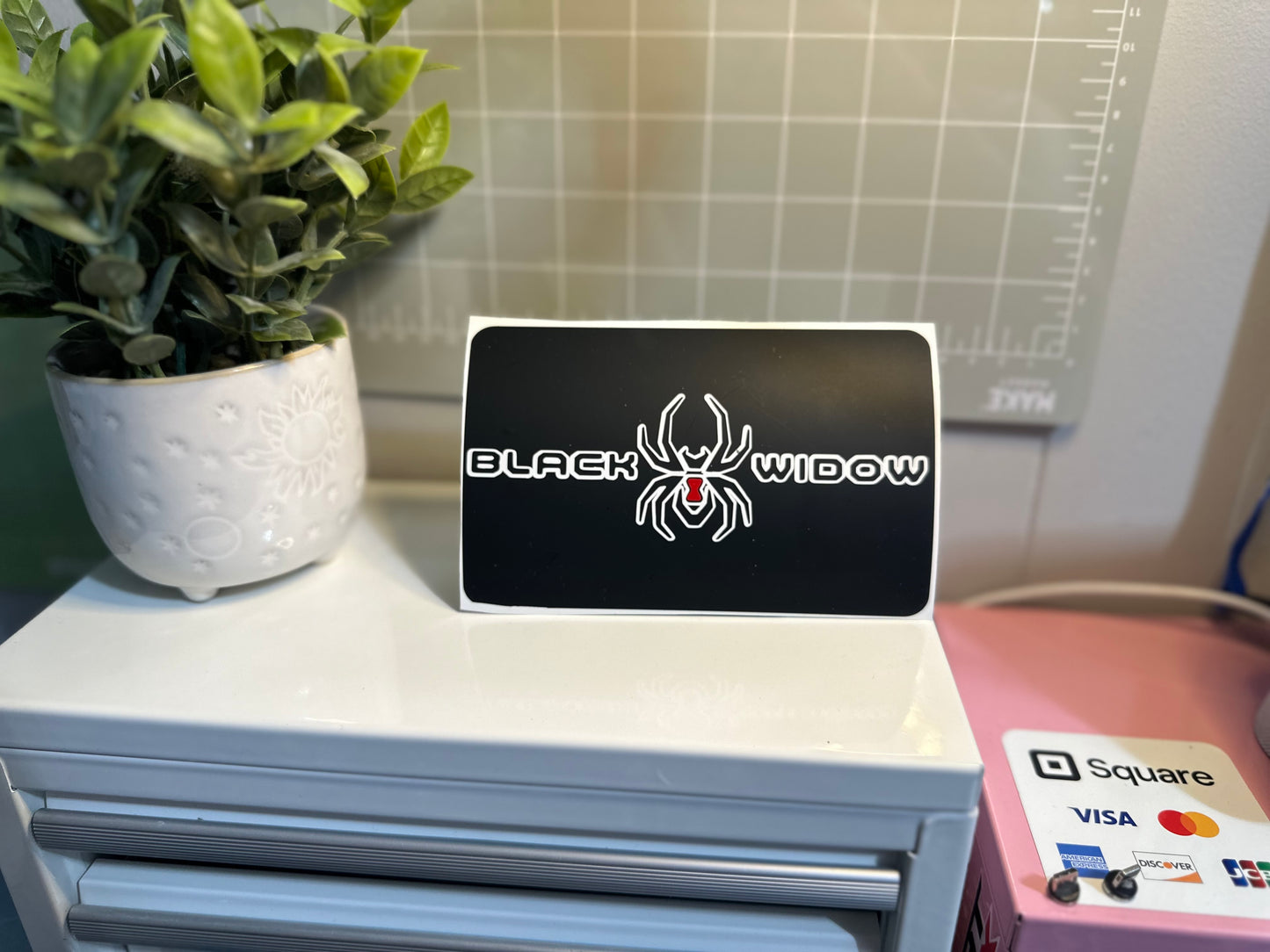 Black Widow AT4/AT4X SunVisor Warning Label Blackouts | (set of 2)