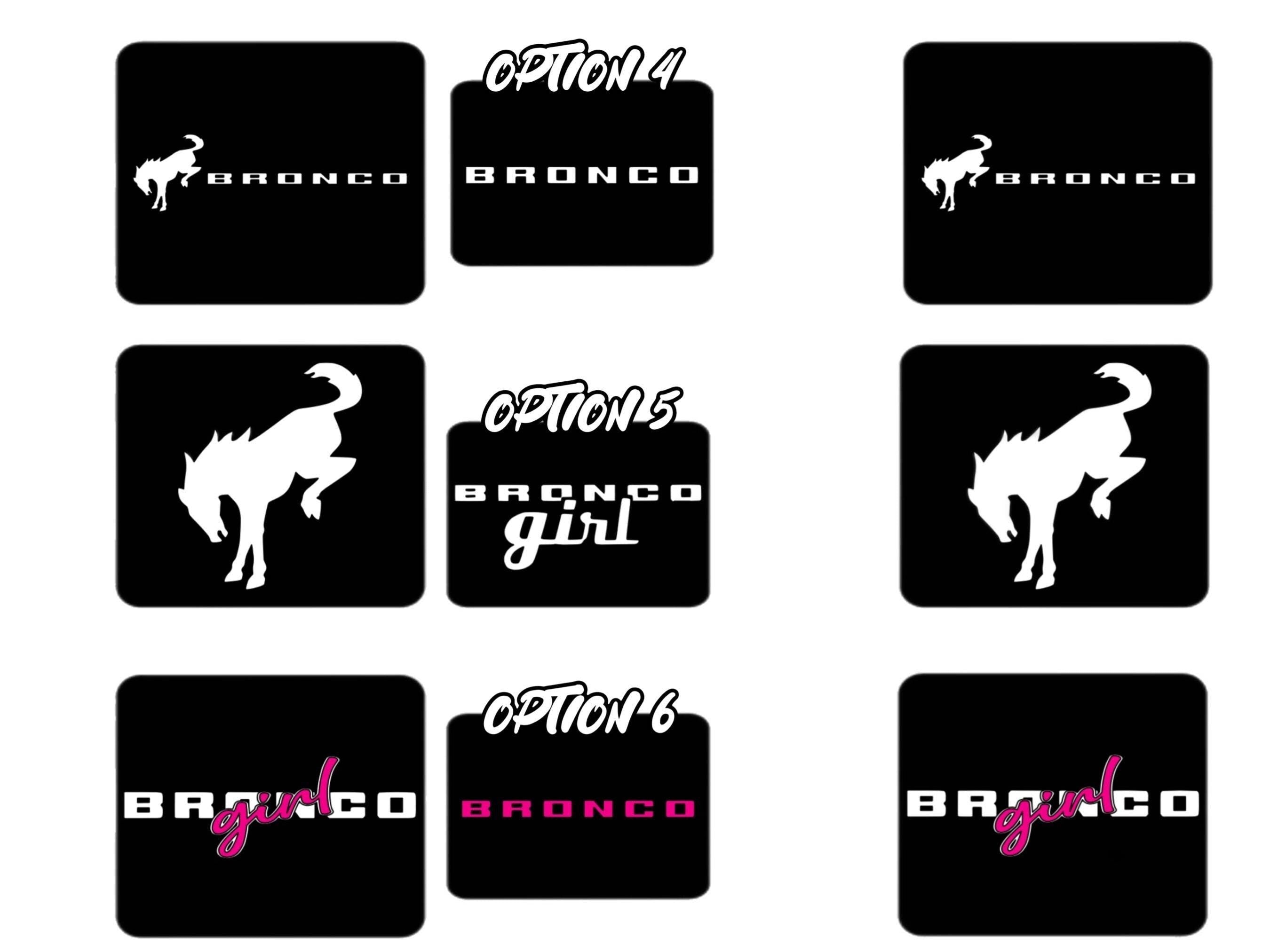 Bronco SunVisor Warning Label Blackouts | set of 3