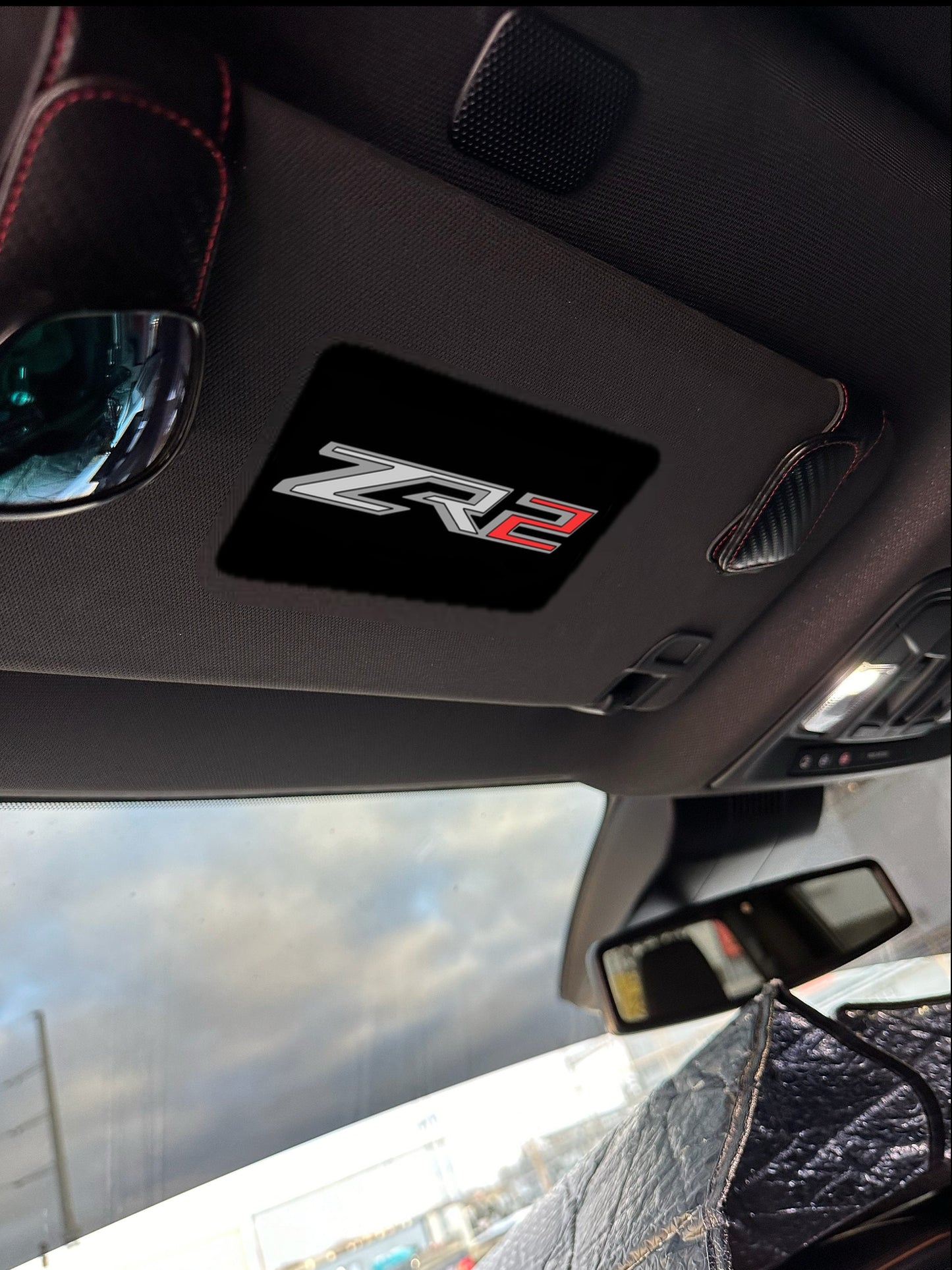 Sun Visor Warning Label Blackouts : Chevrolet Silverado ZR2/RST/Z71/High Country/TrailBoss/LT