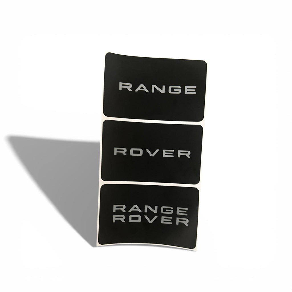 Range Rover SunVisor Warning Label Blackouts | set of 3