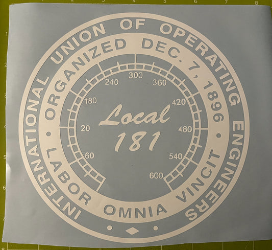 Union 181 Decal | 9.5”