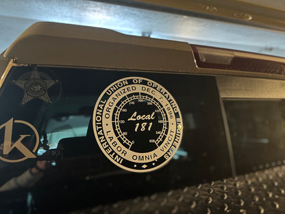 Custom IUOE Union Logo Decal - YOUR Union #