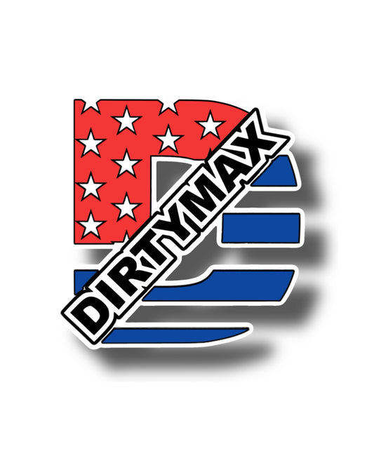 Red White & Blue Duramax | “DIRTYMAX” 10” Decal