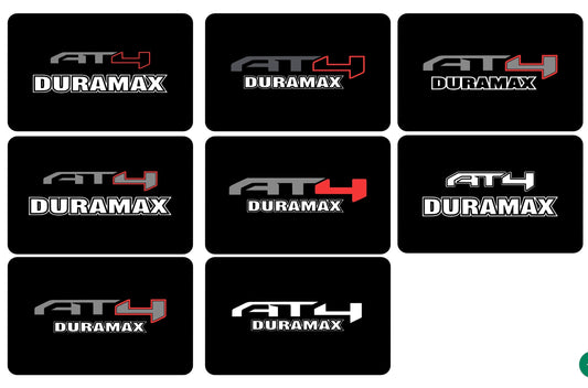 SunVisor Warning Label Blackouts - AT4 DURAMAX