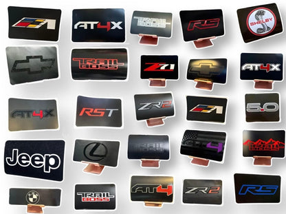 Custom SunVisor Warning Label Blackouts