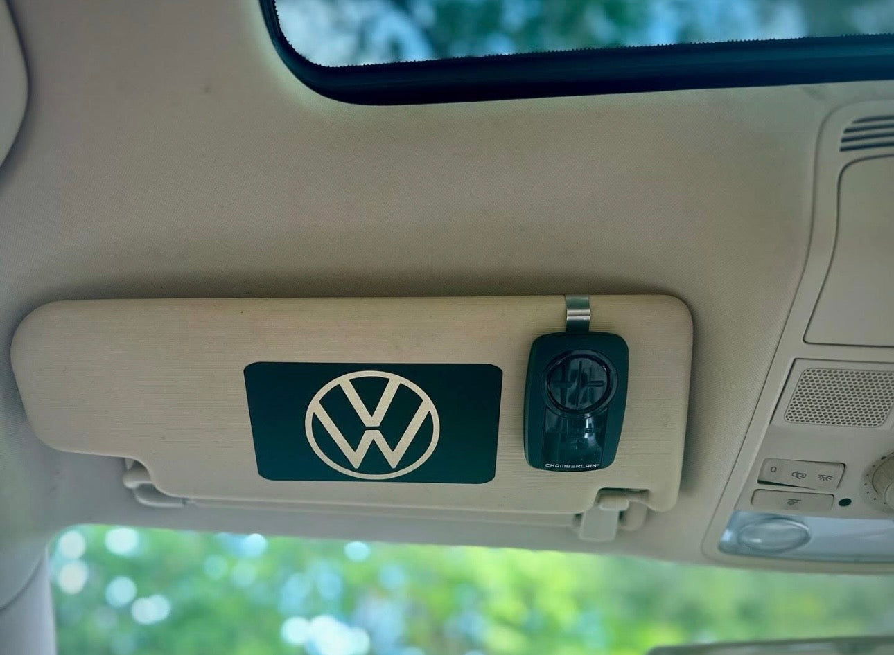 Custom SunVisor Warning Label Blackouts