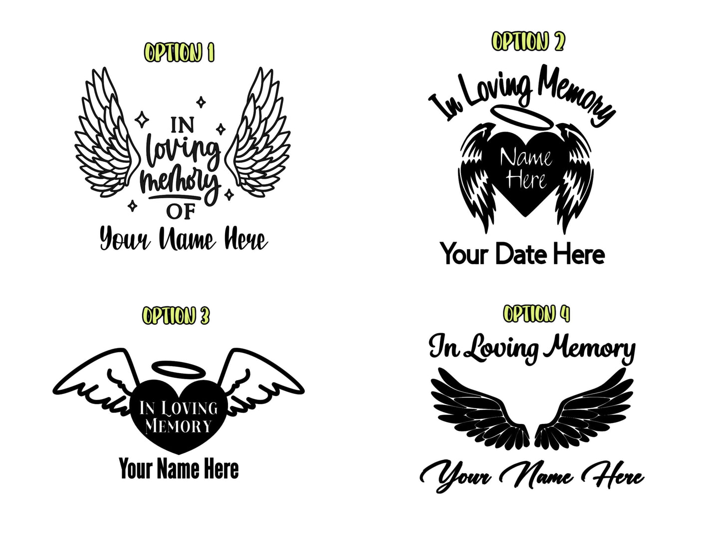 In Loving Memory Decal - Custom