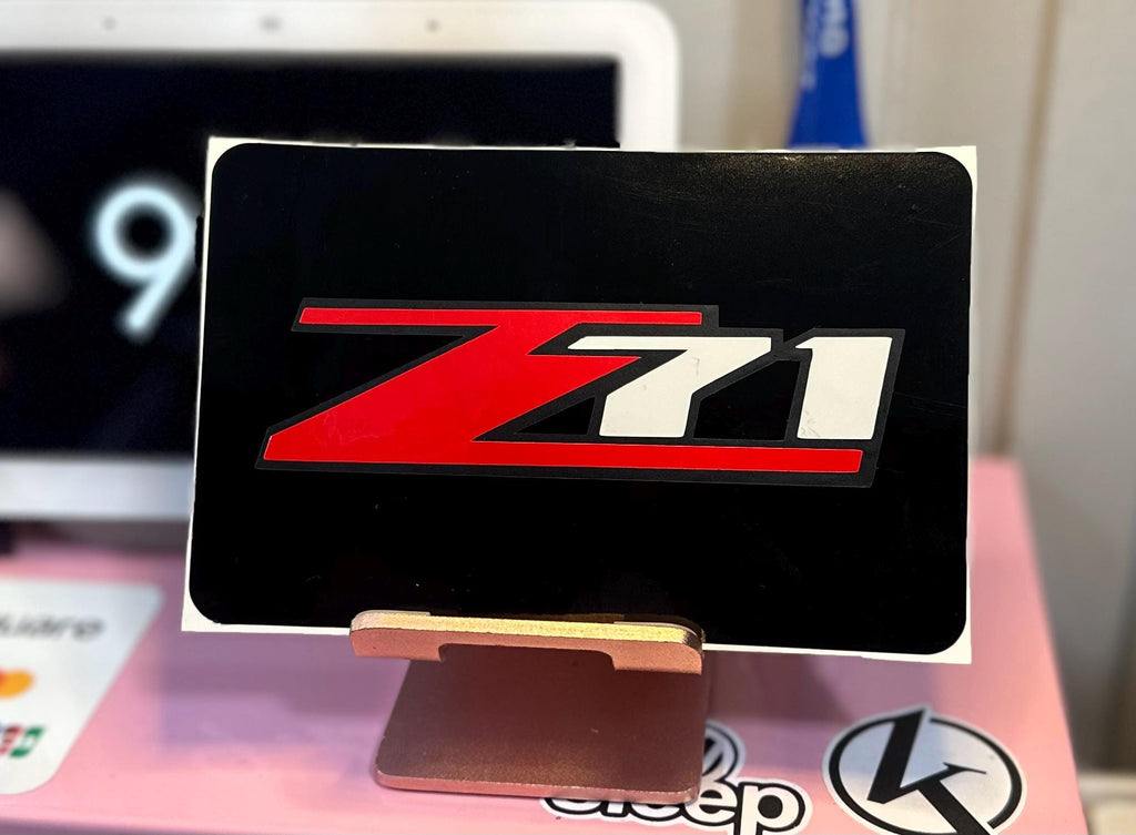 SunVisor Warning Label Blackouts : Chevrolet Z71