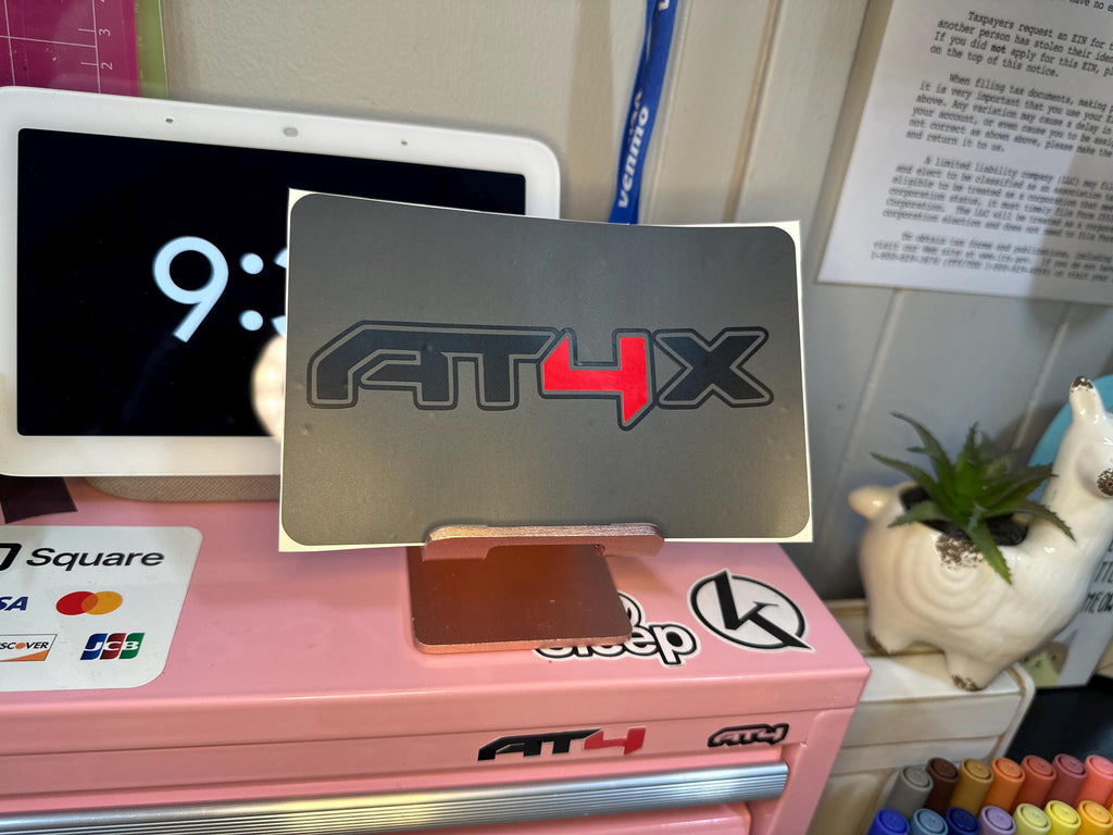 2019-2024 Custom SunVisor Warning Blackouts : GMC Sierra AT4