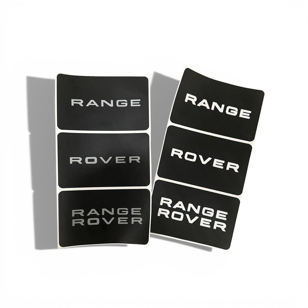 Range Rover SunVisor Warning Label Blackouts | set of 3