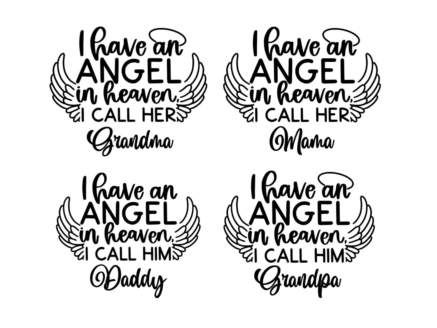 Custom I have an Angel in Heaven Named Decal - 5”-10”